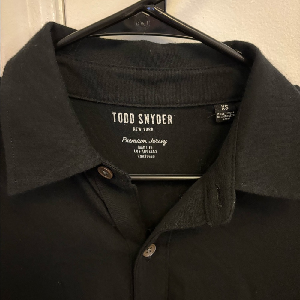 Todd Snyder Black Men's Shirt